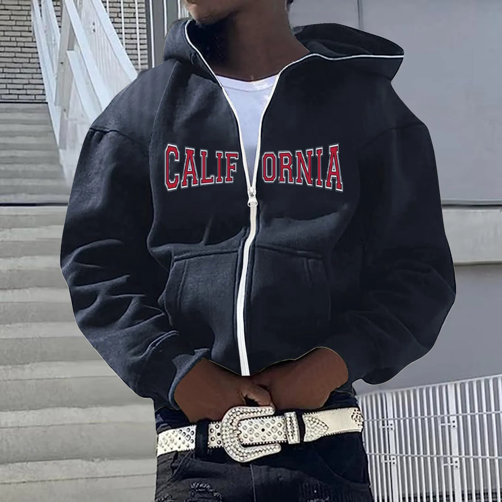 

Свитер с капюшоном для мужчин и женщин, повседневный худи в стиле хип-хоп, с вышивкой, Европейская и американская личность