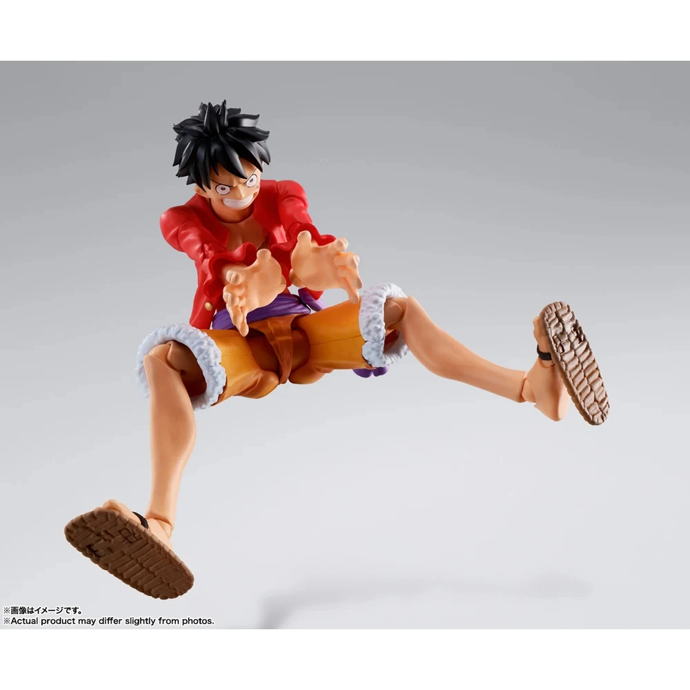 Bandai в наличии оригинальная фигурка Shfiguarts Anime One Piece The Raid Onigashima Monkey D Luffy модель