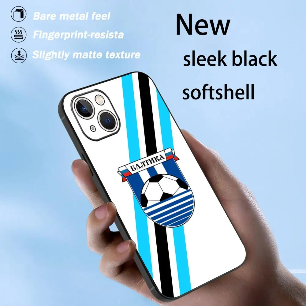 Фото Чехол для телефона Hot Baltika football FC Kaliningrad для iPhone 17, 16, 15, 14, 13, 12 Plus Mini Pro Max, мягкий, черный, ударопрочный. №4