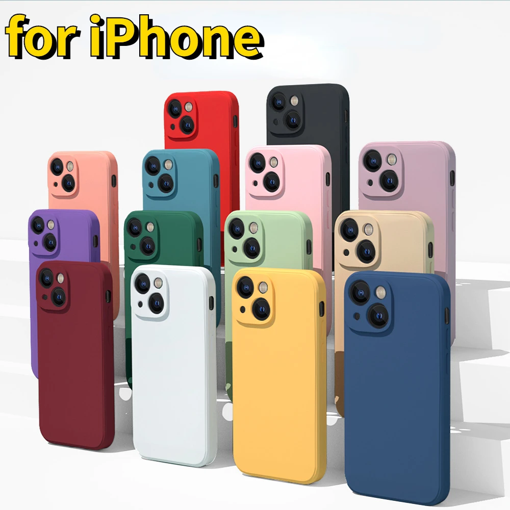 

For iPhone 14 13 12 11 Pro Max XR XS X 6S 7 8 Plus SE Mini Shockproof Phone Case Protective Sleeve