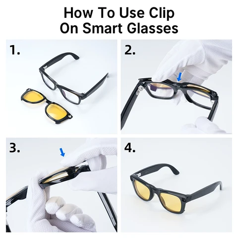 HiBLOKS зажим для Ray-Ban Meta Wayfarer и GEN2