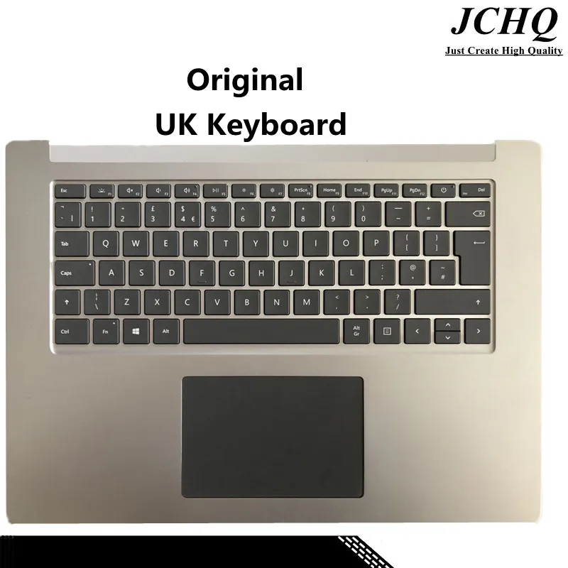 

JCHQ Original For Microsoft Surface Laptop 3 4 13.5 inch (1867 1868) Keyboard Topcase Backlight Trackpad Assembly UK Grey