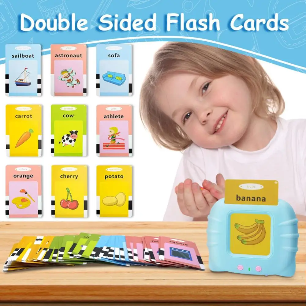 

Kid's Early Education Machine Puzzle Education Card Machine Children's Literacy Enlightenment Education Card Audio Story Sets
