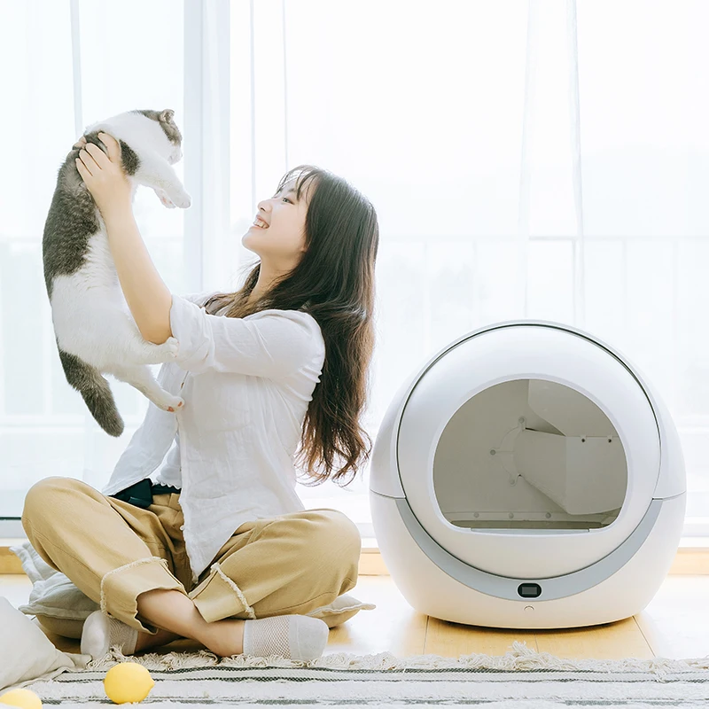 

APP WIFI control Intelligent Self-Cleaning for big pet Cats toilet fully enclosed smart Cat box Automatic