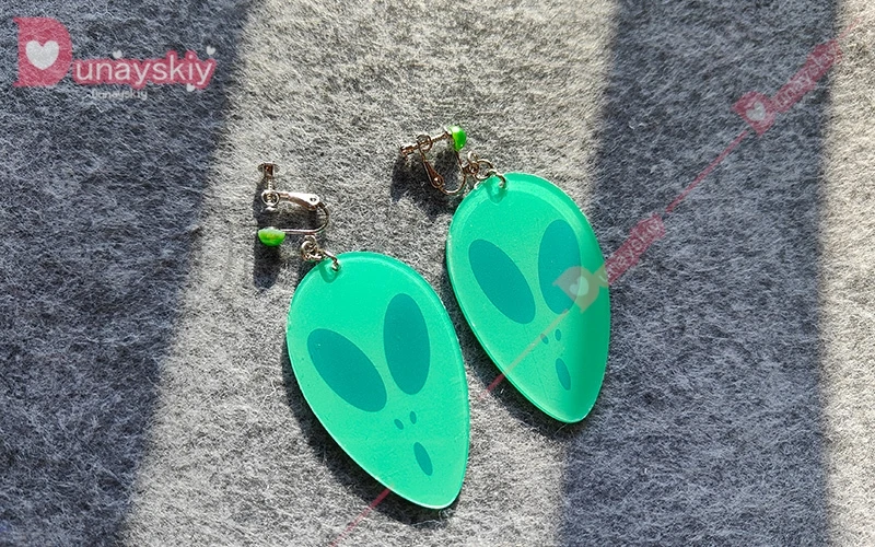 Momo Ayase зажимы для ушей аниме Dandadan косплей женские аксессуары косплея серьги на