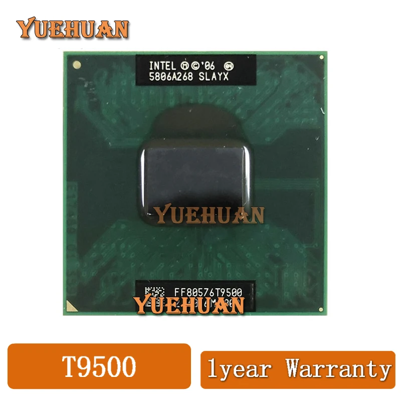 

Free Shipping intel CPU laptop Core 2 Duo T9500 CPU 6M Cache/2.6GHz/800/Dual-Core Socket 479Laptop processor for GM45 PM45