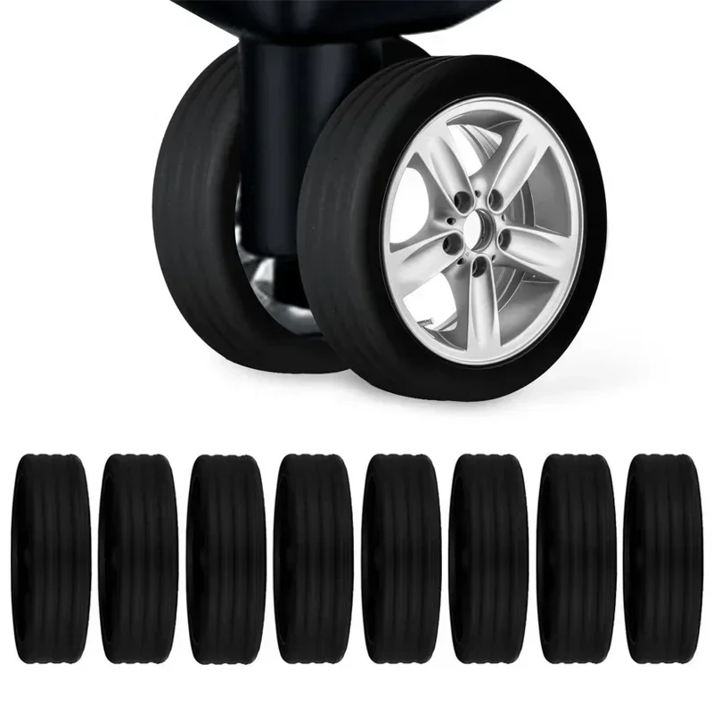

Резиновые чехлы на колесиках для багажа 8 шт.