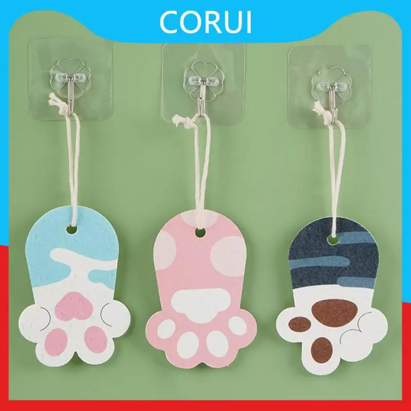 

1pcs Dishcloth Convenient Wipe Cartoon Strong Adsorption Force Bowl Brush Kitchen Accessories 3 Colors Pot Brush