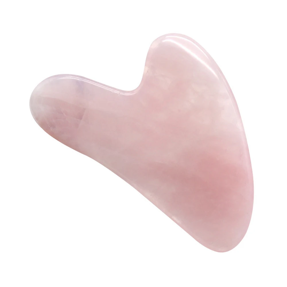 

Guasha Massager Natural Jade Gua Sha Rose Quartz Body Massage for Face Eye Neck Lifting Facial Beauty Masajeador Anti Cellulite