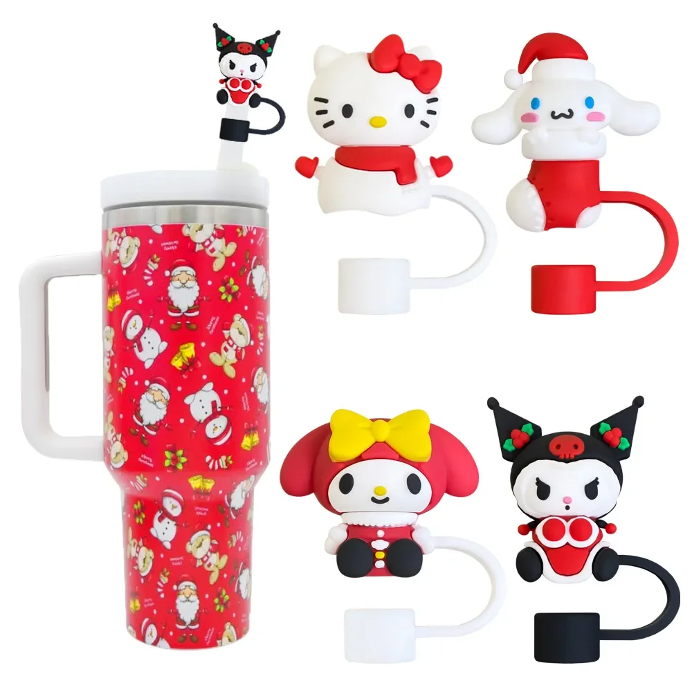 Набор рождественских соломенных кепок HelloKittys милые соломенные колпачки Kuromi Melody