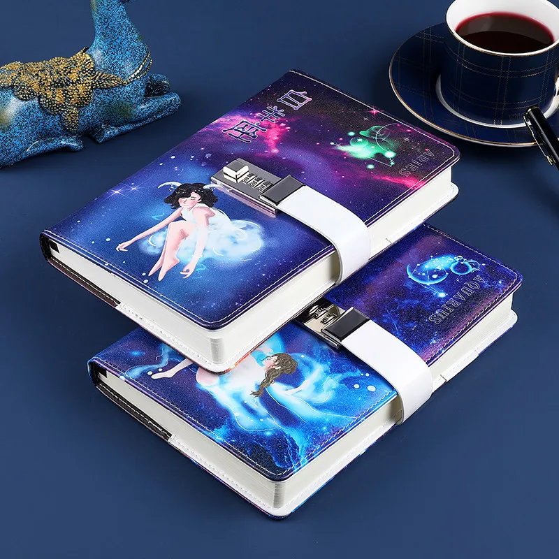 Винтажный стиль двенадцать созвездий codebook A5 утолщенная Женская творческая