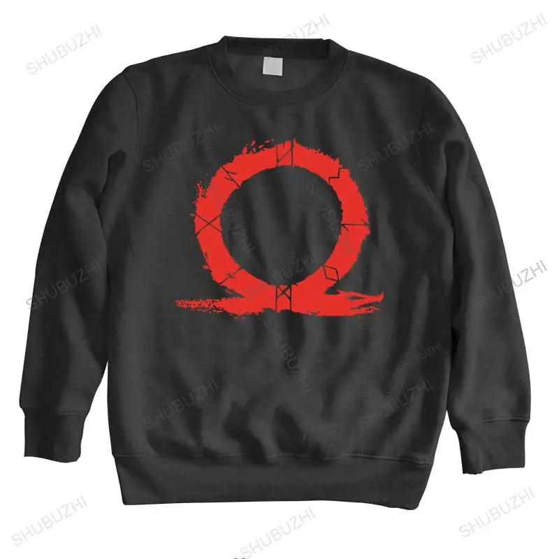 

male O-neck fashion hoodies cotton Vintage print sweatshirt God Of War Kratos Gaming bigger size unisex brand winter funny hoody