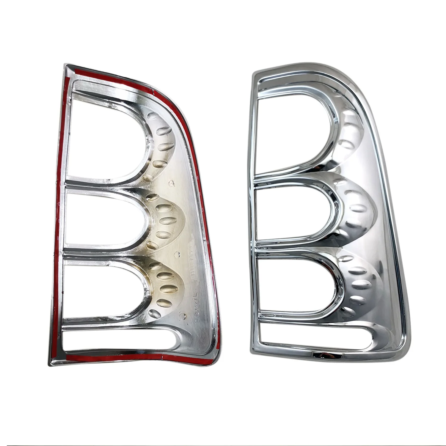 Хромированная задняя фонарь задний стоп-сигнал Накладка для Toyota Hilux SR5 MK6 Vigo 2005-2011