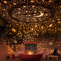 star projector lamp children bedroom led night light baby lamp decor rotating starry nursery moon galaxy projector table lamp