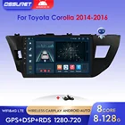 10,1 дюймовый Android 10 автомобильный радиоприемник с навигацией GPS мультимедийный плеер для Toyota Corolla 2014 2015 2016 Авто Стерео SWC BT 4G видео