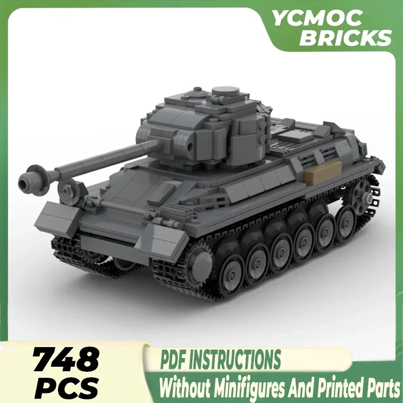 Военная модель Moc строительные кирпичи 44 м TAS венгерский средний танк технология