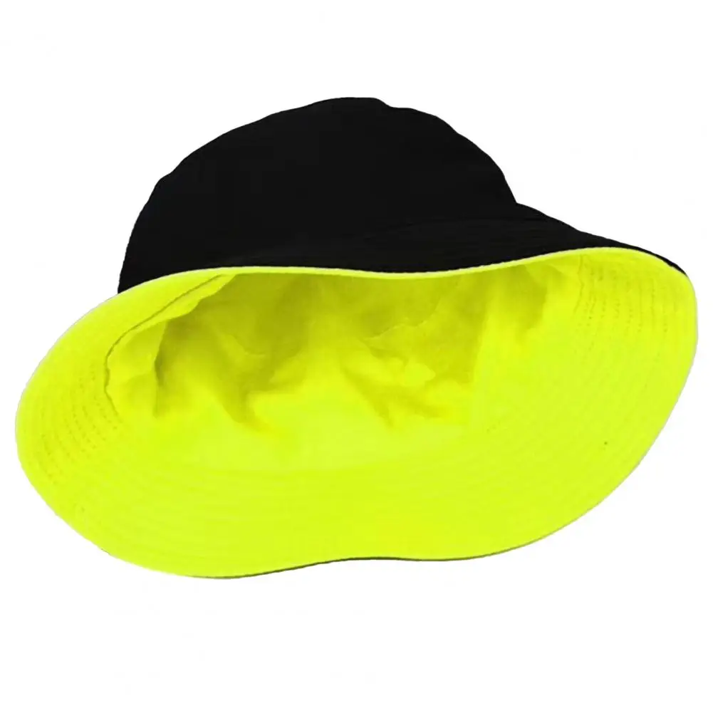 

Women Bucket Hat Sun Block Reversible Design Cotton Solid Color Solid Color Summer Hat For Men Outdoor