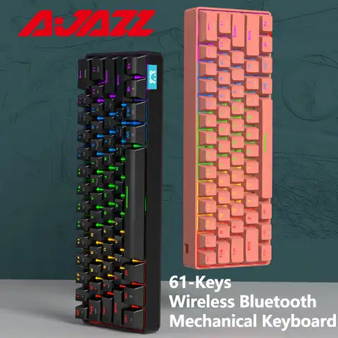 Клавиатура Ajazz STK61 Механическая Беспроводная с поддержкой Bluetooth, 61 клавиша