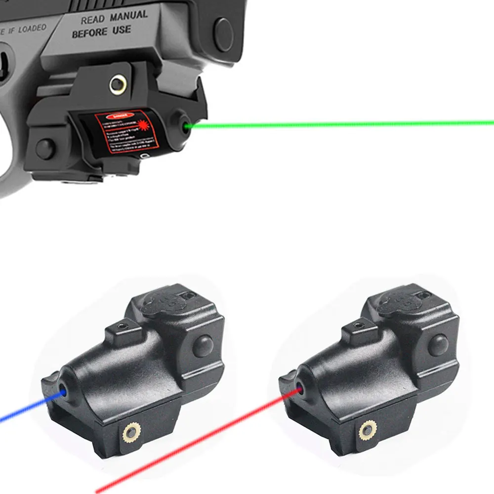 

Tactical Mini Green Red Blue Mira Laser Sight Para Pistola for Taurus G2C 9mm, TS9, Glock Defensa Personal Arma