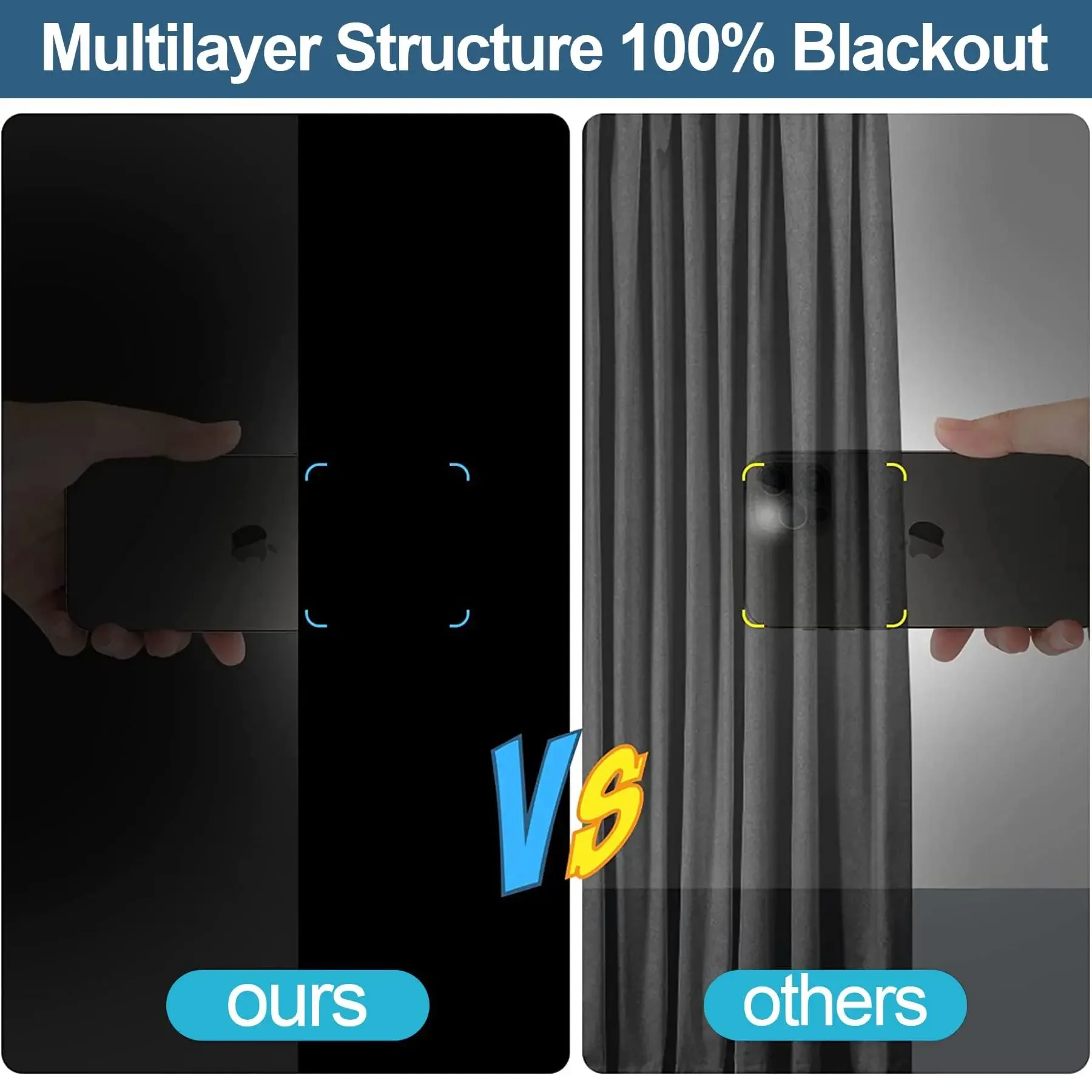 Фото 100% Штора Blackout для Окон - Полное затемнение, Приватность, Анти-просмотр, Защита от УФ, Теплоизоляция, Статическое прилипание, Без клея, Легкая установка, Дом, Спальня, Офис, Переносная ткань, Тонировка стекла №4