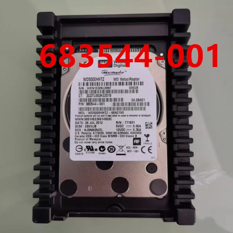 

Original Almost New Hard Disk For HP 500GB SATA 2.5" 10000RPM 32MB Hard Drive 683544-001 WD5000HHTZ