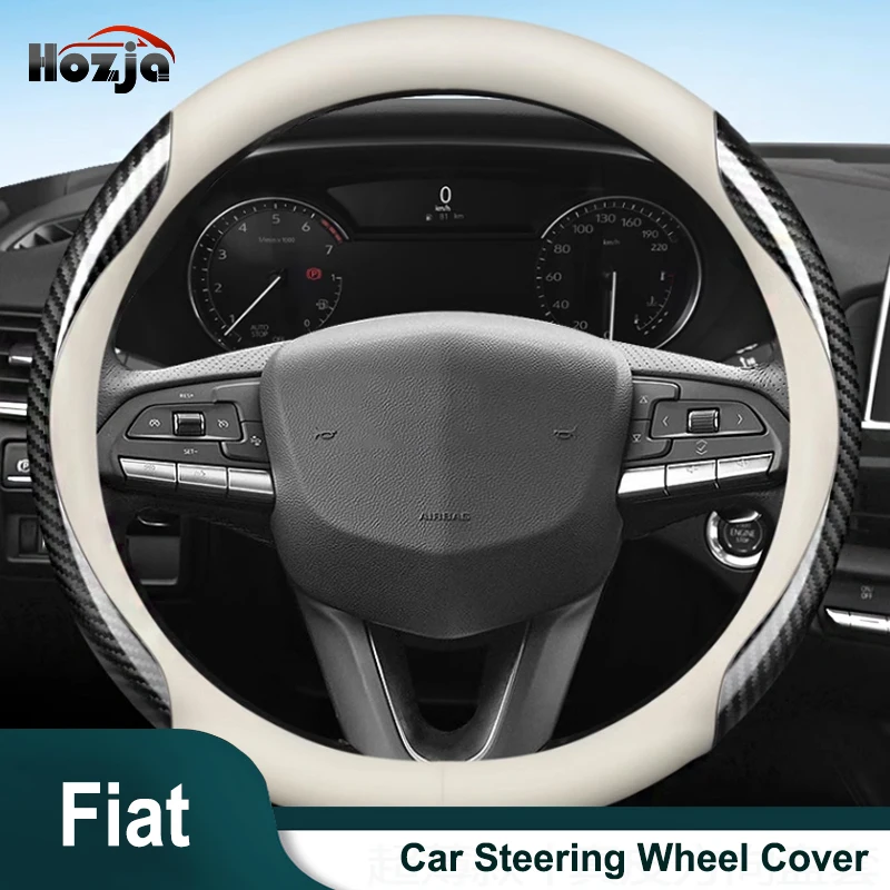 

Car Steering Wheel Cover Breathable Anti Slip 12color Leather For Fiat Grande Punto 2005-2010 2011 2012 Auto Accessories