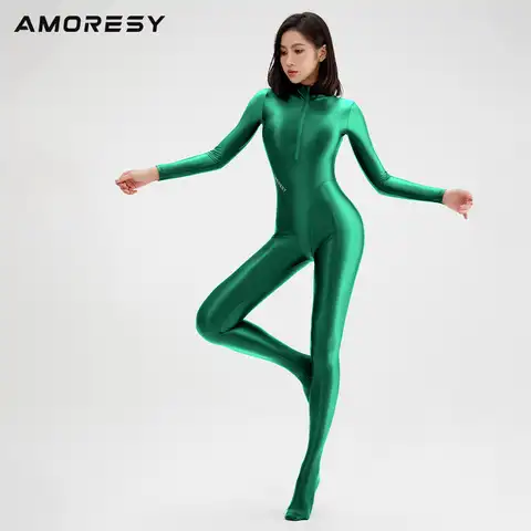 Новый блестящий и блестящий костюм для дайвинга Amoresy, цельный, горячая весна, тонкий и даже плотный купальник для ног