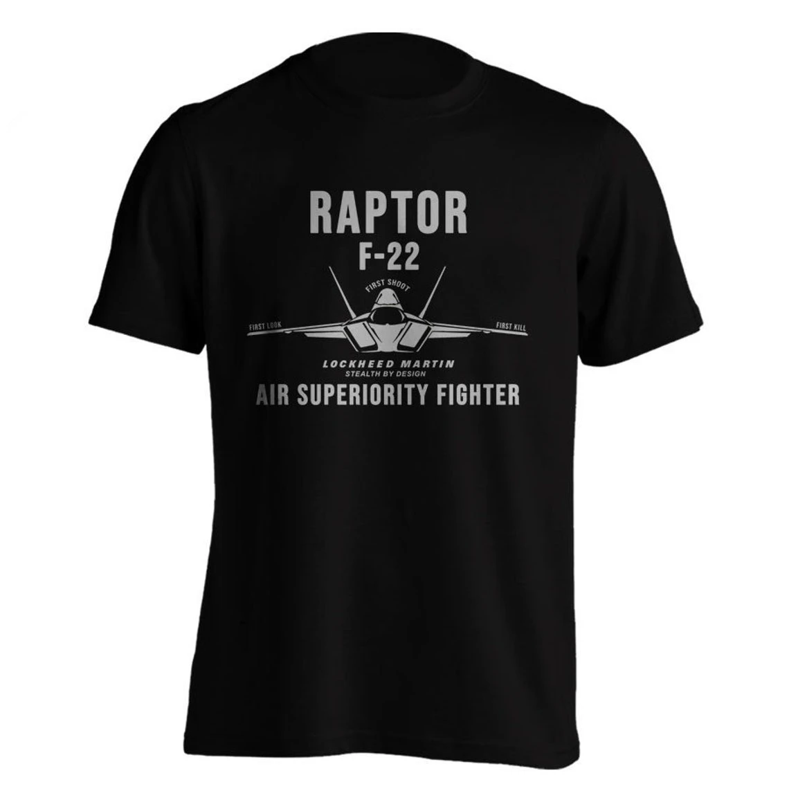 F-22 Raptor Stealth Air Superiority Fighter Men T-Shirt Short Sleeve Casual 100% Cotton T Shirts O-Neck Tops Tees