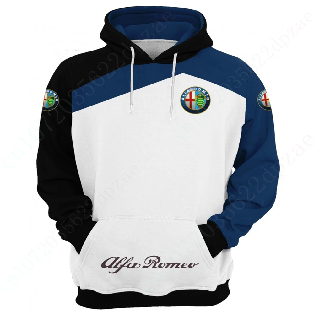 

Alfa Romeo Hoodies Anime Sweatshirt Harajuku Oversize Hoodie 3D Printing Pullover Casual Men's Clothing Essentials Streetwear