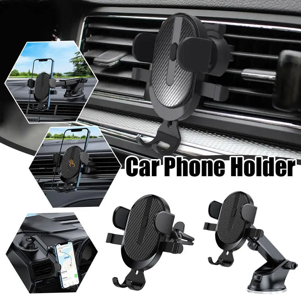 

Автомобильный держатель для телефона, подставка, автомобильный зажим, мощный захват, вращающийся Автомобильный кронштейн на вентиляционное отверстие для IPhone 14, универсальный зажим для приборной панели