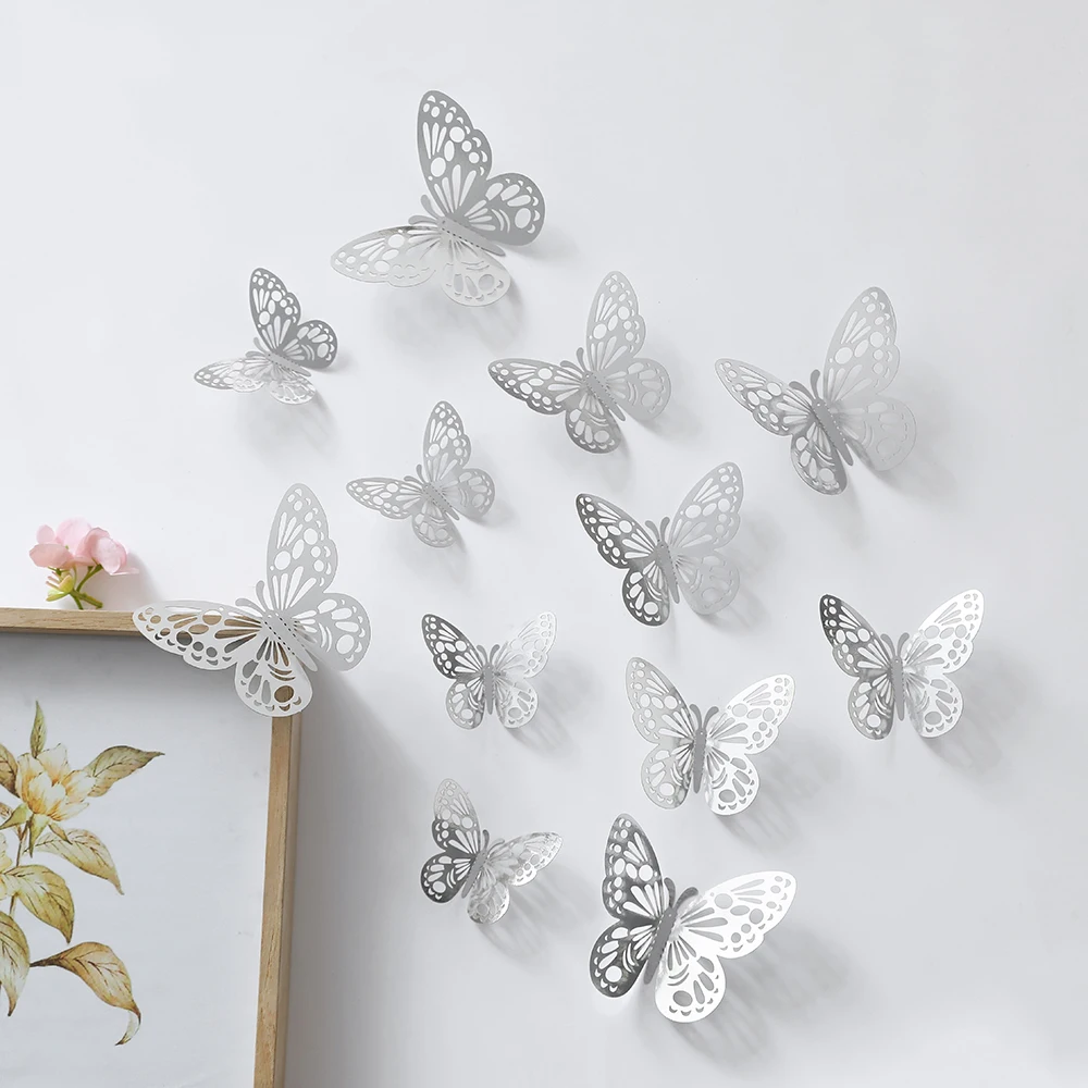 

3D наклейки на стену бабочки