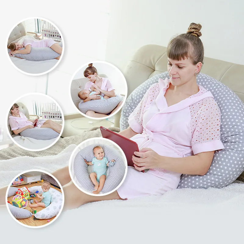 Baby breastfeeding pillow feeding pillow baby learning sitting pillow pregnant woman pillow abdomen side pillow