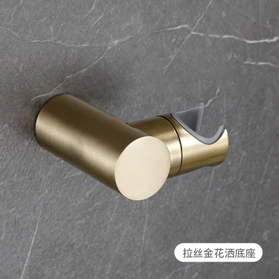 Квадратная ручная насадка для душа, колено с держателем, настенная опора для душа