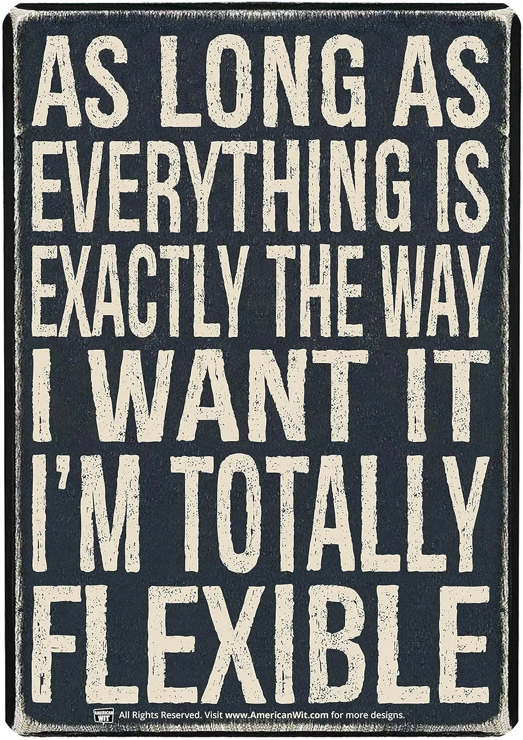 MER WT Забавная цитата Metl Tn Wll Rusty Retro Lookng Sgn (16 x 12 5 дюймов) (S Long S Everythng s Exctly The Wy Wnt m totlly F
