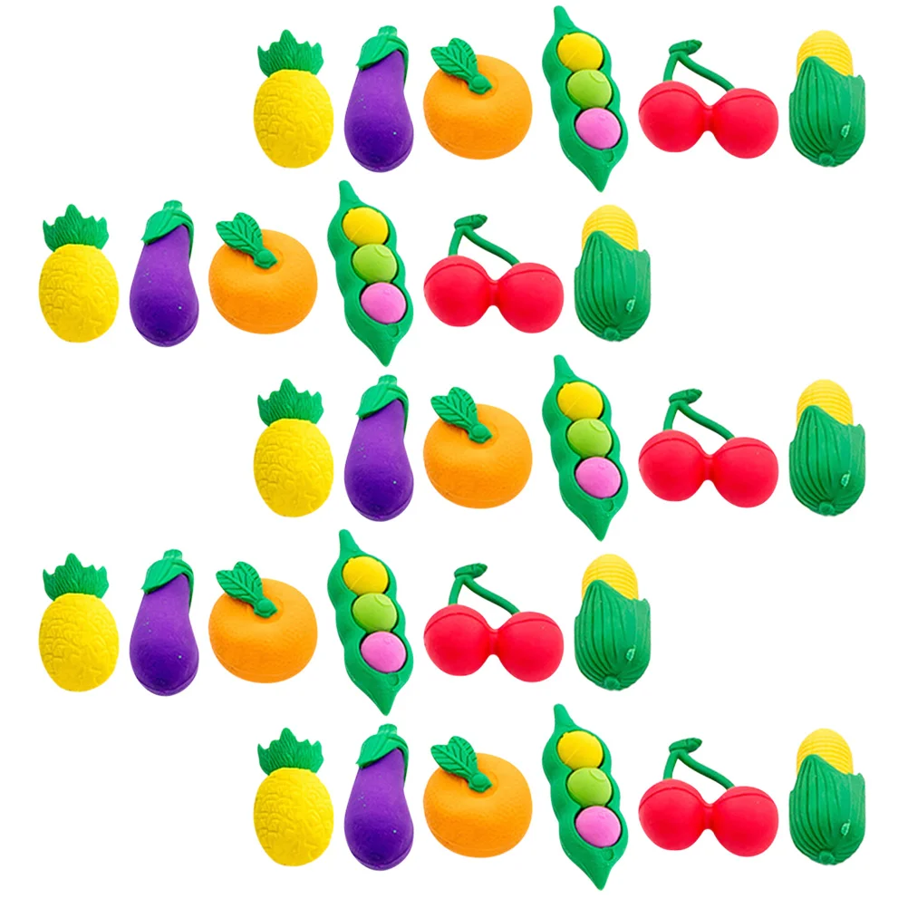 

Erasers Eraser Kidsmini Puzzle Fruit Novelty Stationerygift Kid Fortoy 3Dvegetable Classroom Birthday Children Assortment Prize