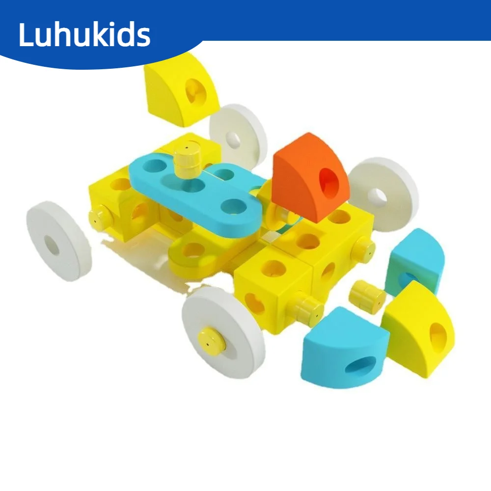 

Hot Sell Building Blocks Car Kids Transportation Educational For Children EVA Game Foam Toys