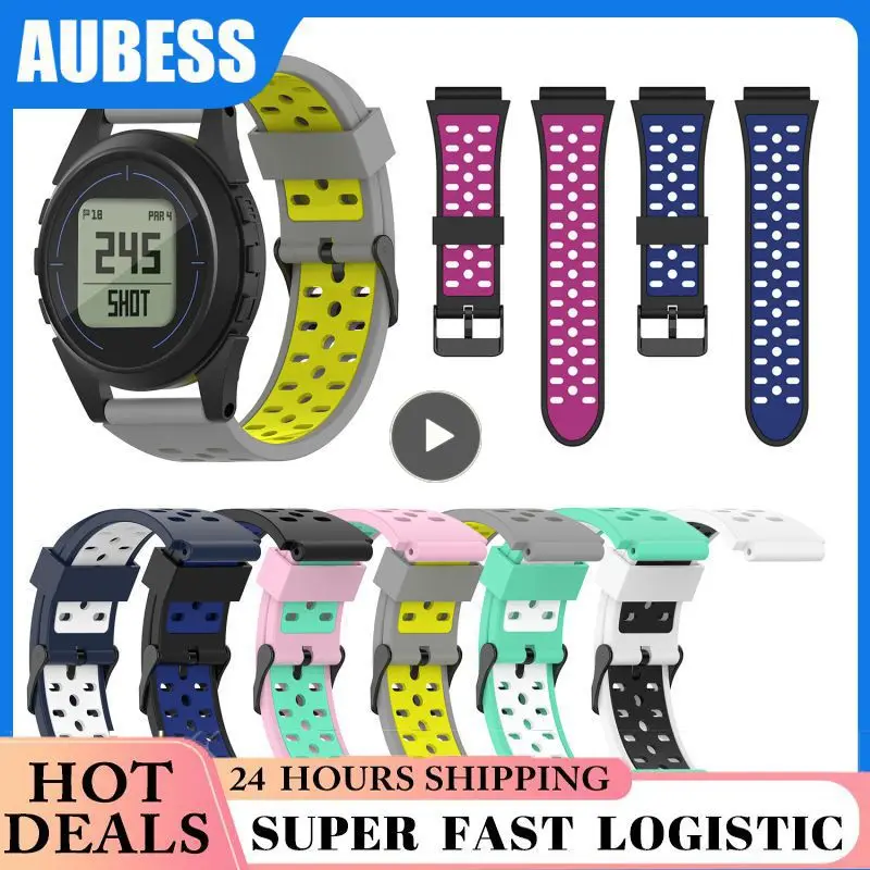Gps Watch Three Universal Two-color Silicone Watchband