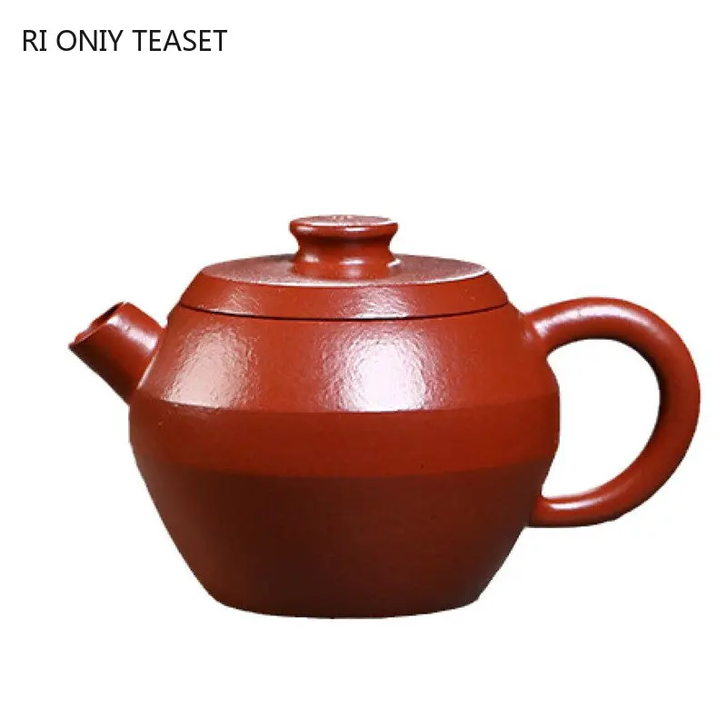 

120ml Chinese Tea Capacity Clay Gifts Kettle Small Set Ore Purple Handmade Teapots Zisha Raw Tea Collection Yixing Pot High-end