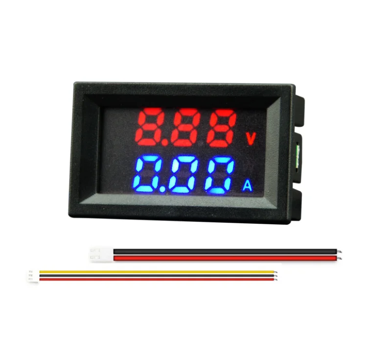 

Цифровой вольтметр, амперметр, автомобильный измеритель напряжения и тока для мотоцикла