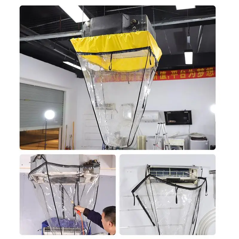 Крышка для мытья кондиционера водонепроницаемый многоразовый раздельный чехол