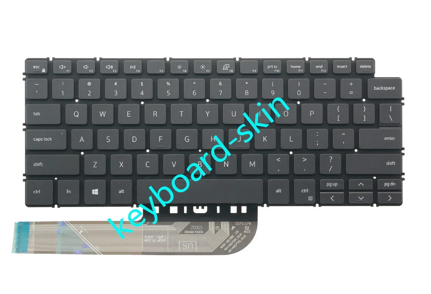 Новая клавиатура США без подсветки для Dell Inspiron 14 5400 5401 5402 5405 5406 5409 5490 5493 5498 P120G P130G