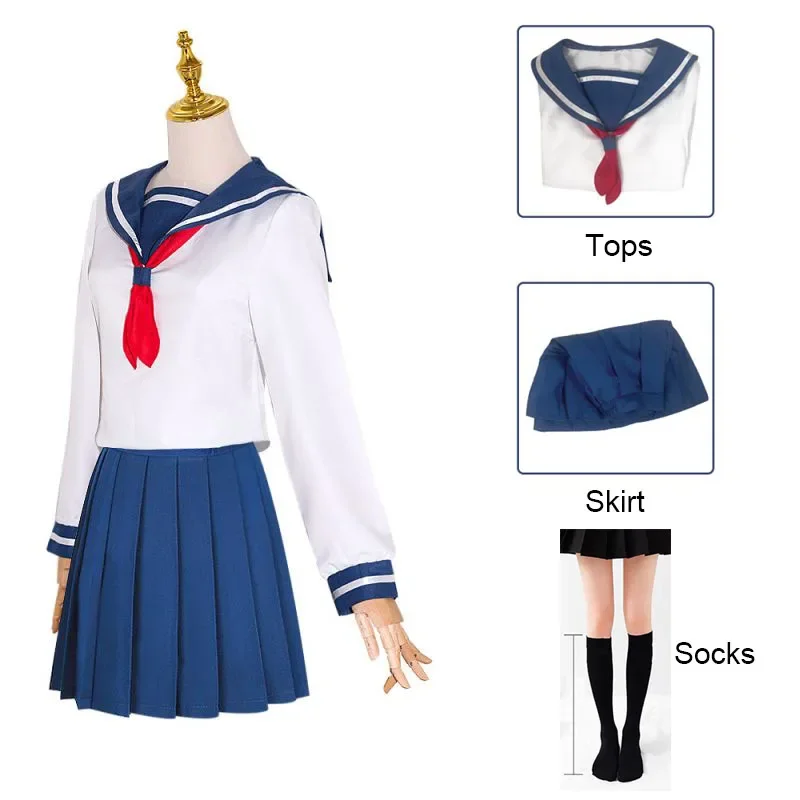 Костюм-Матрос для косплея из аниме Yozakura Mutsumi