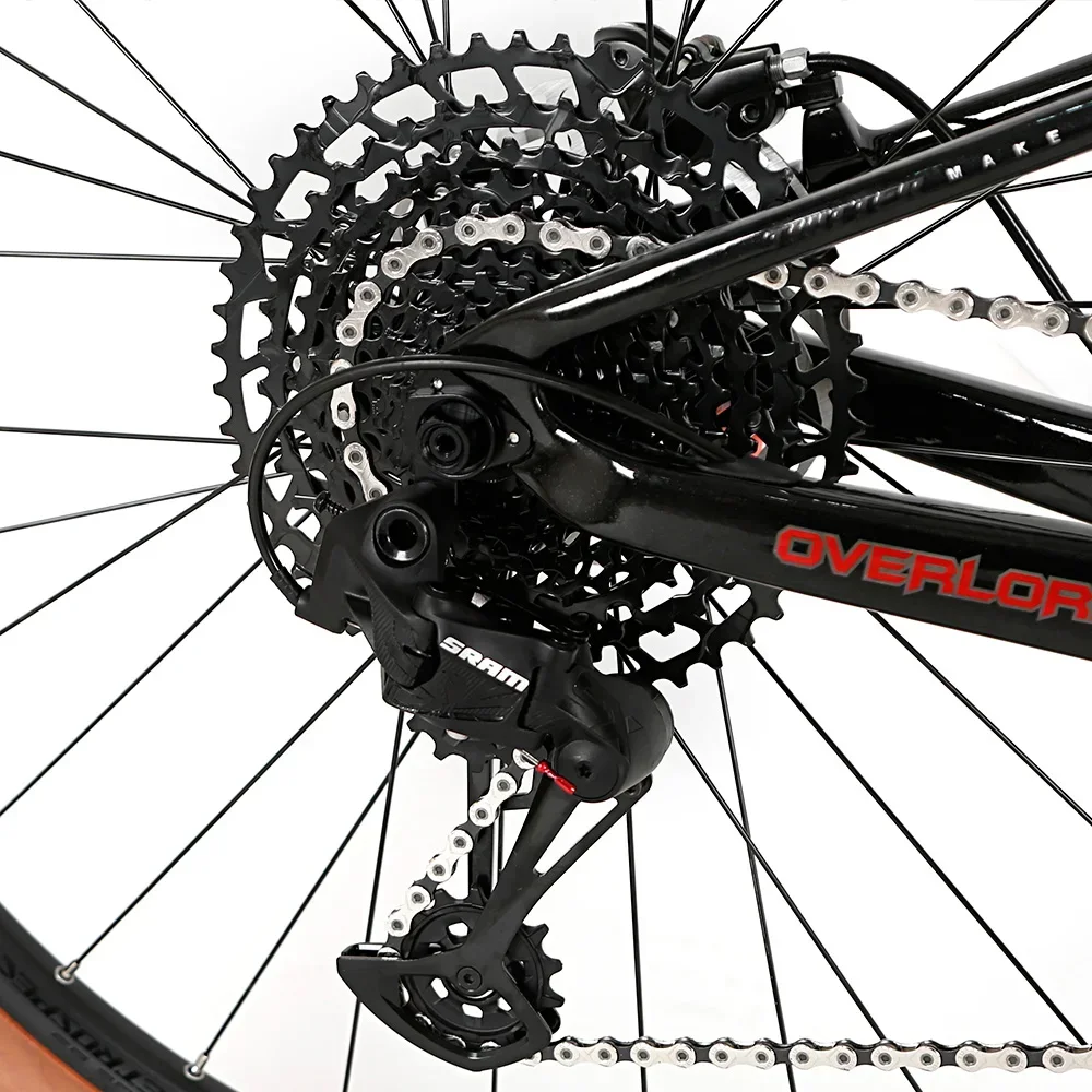 Фото TWITTER OVERLORD GX EAGLE-12S гидравлические дисковые тормоза, полная подвеска T900Carbon Fiber, горный велосипед 27,5/29In, велосипед, внутренний след №5