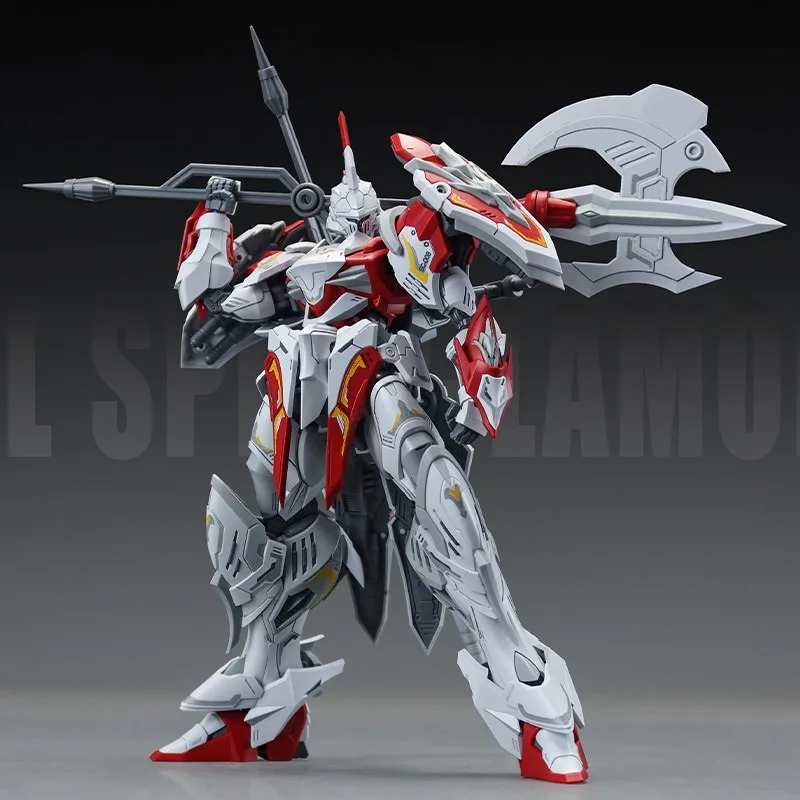 Фото Оригинальная фигурка SNAA 1/144 The Knights of The Round Table SOUL SPEAR LAMORAK, игрушки для мальчиков и девочек, детский подарок, коллекционная №2
