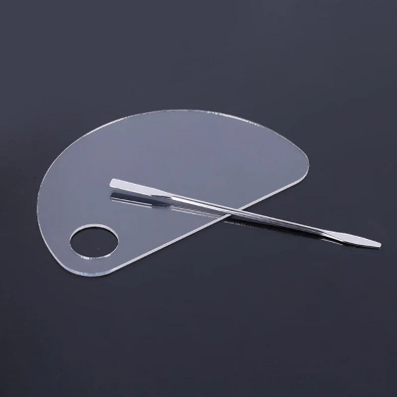 Акриловая Прозрачная Палитра Для Макияжа Цвет Ногтей Специальная Фотография