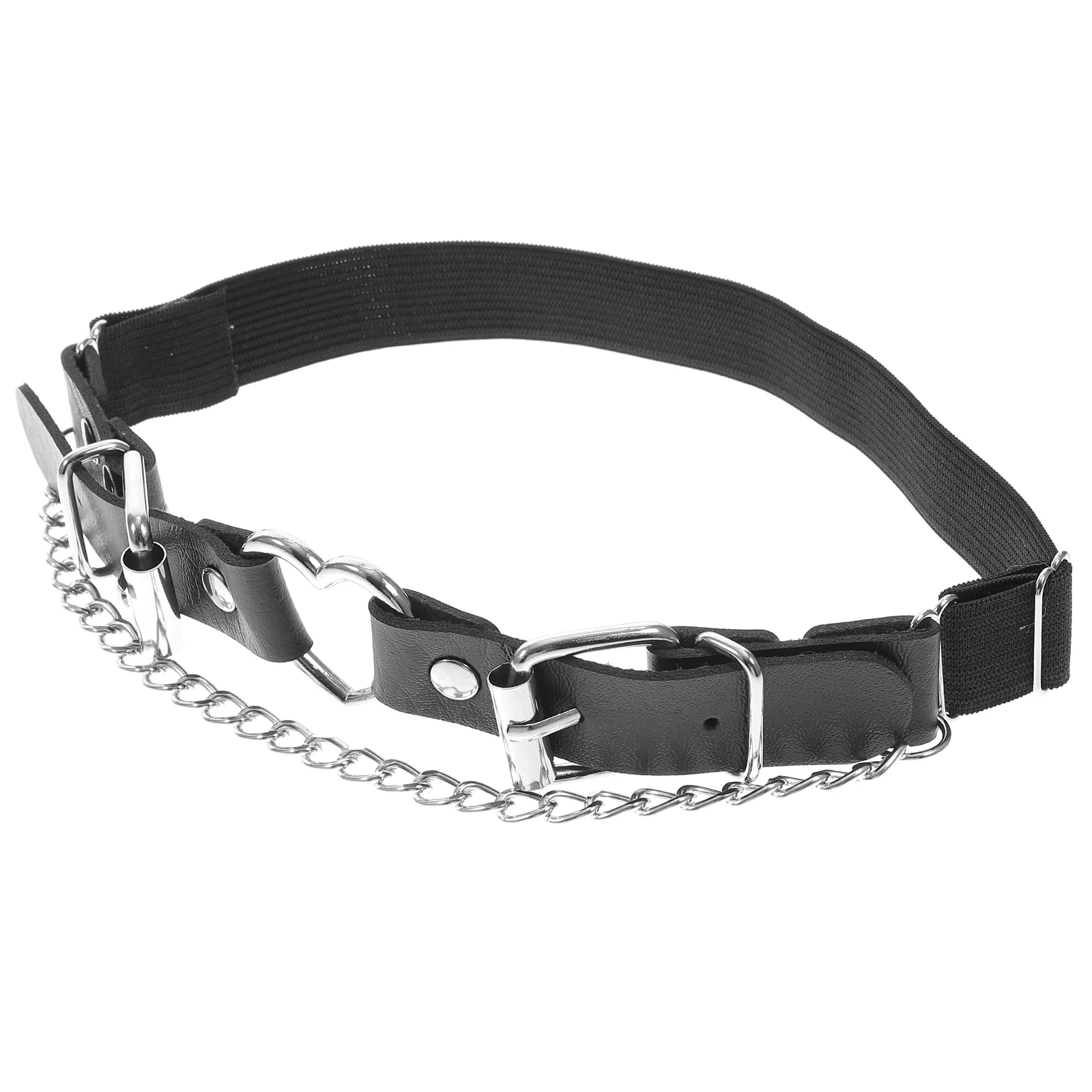 

Heart Leg Garter with Chain Punk Thigh Garter Leg Garter Belt for Women Girls