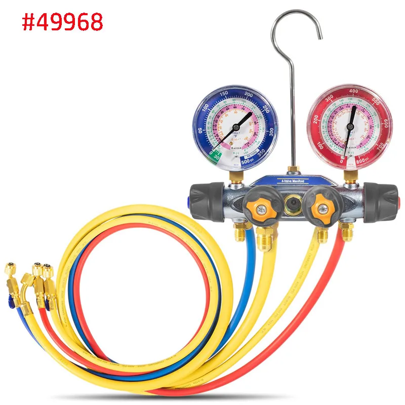 49968 заряжающий коллектор и 4 тестирования клапанов набор инструментов для