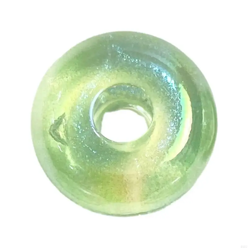 W8KF акриловые красочные бусины-разделители плоские круглые свободные бусины для