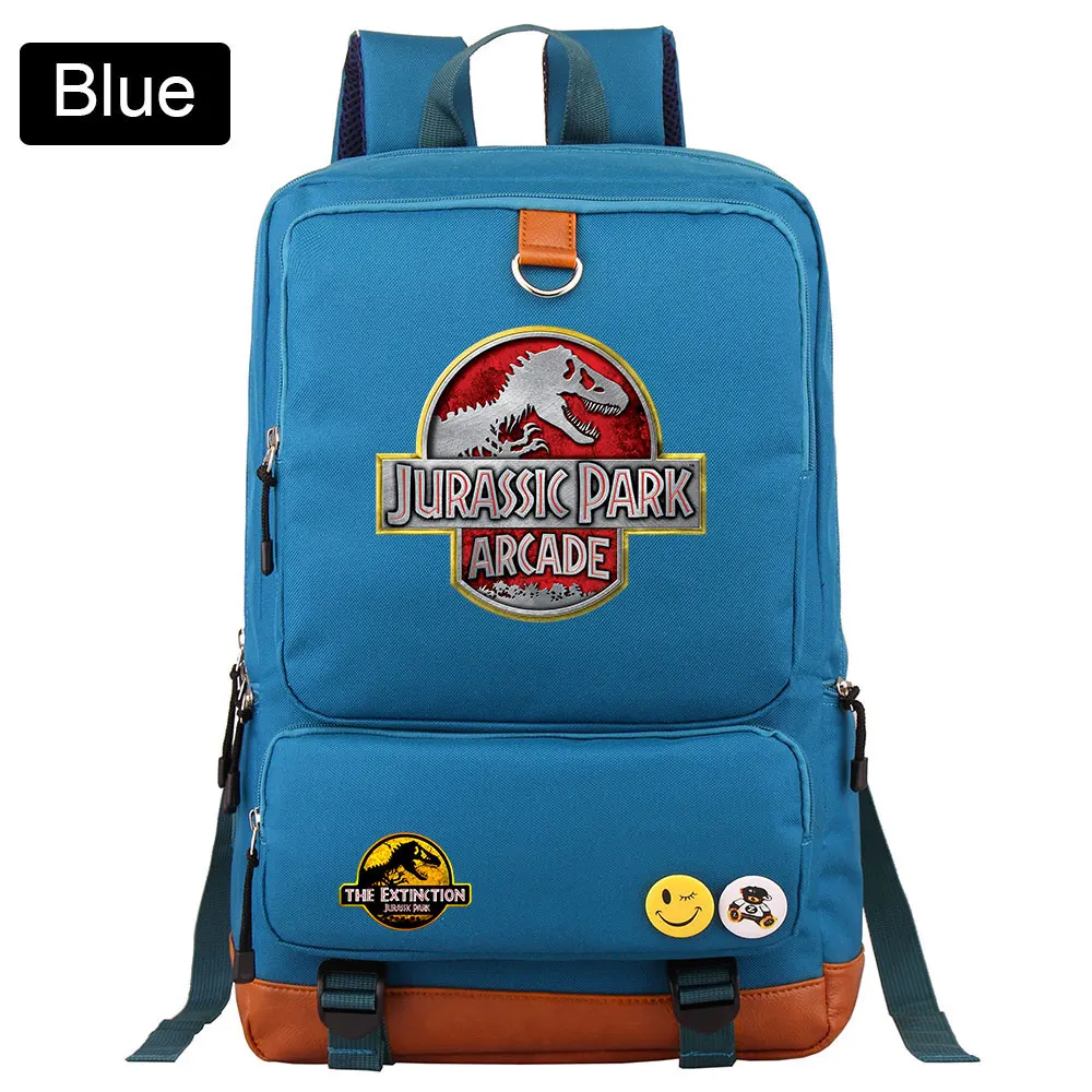 Fashion Adventure Dinosaur Jurassic Park World Boy Girl Book School Bag Women Bagpack Teenagers Schoolbags Men Student Backpack images - 6
