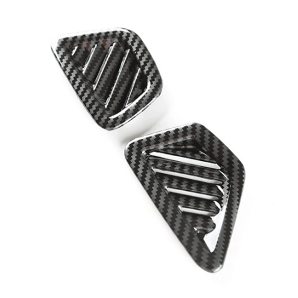 

For - 5 Series G30 2018-2022 Carbon Fiber Dashboard Air Condition Vent Outlet Cover Trim Frame Sticker